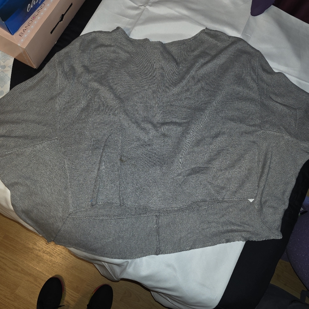 ChicMe Taupe Knit Over Sized Bat Wing Sweater